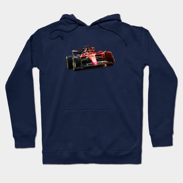 Charles Leclerc F1-75 Hoodie by pxl_g